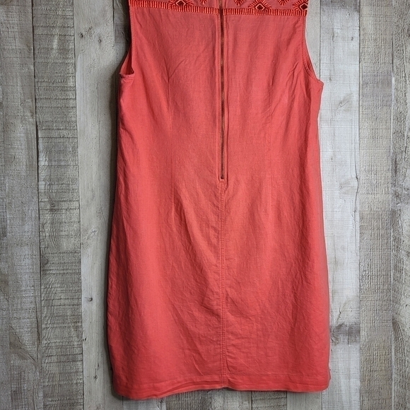 J. CREW Sleeveless Linen/Cotton Sundress. Size Medium - Picture 6 of 13